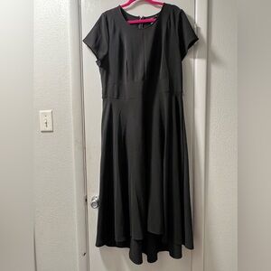 Lane Bryant black high low dress
